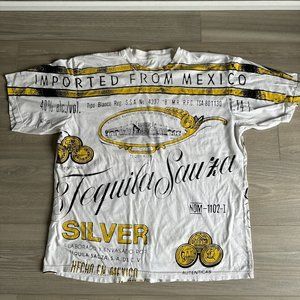 VINTAGE Men’s Sauza Tequila T-shirt - Size‎ Large - Imported From Mexico VTG